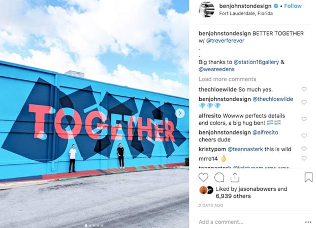 Social Post About Mural